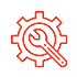 wrench and gear icon